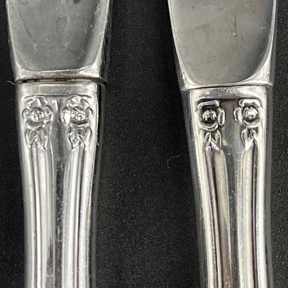 Vintage Oneida Community Stainless BRAHMS Set of 6 Knives - Picture 10 of 16